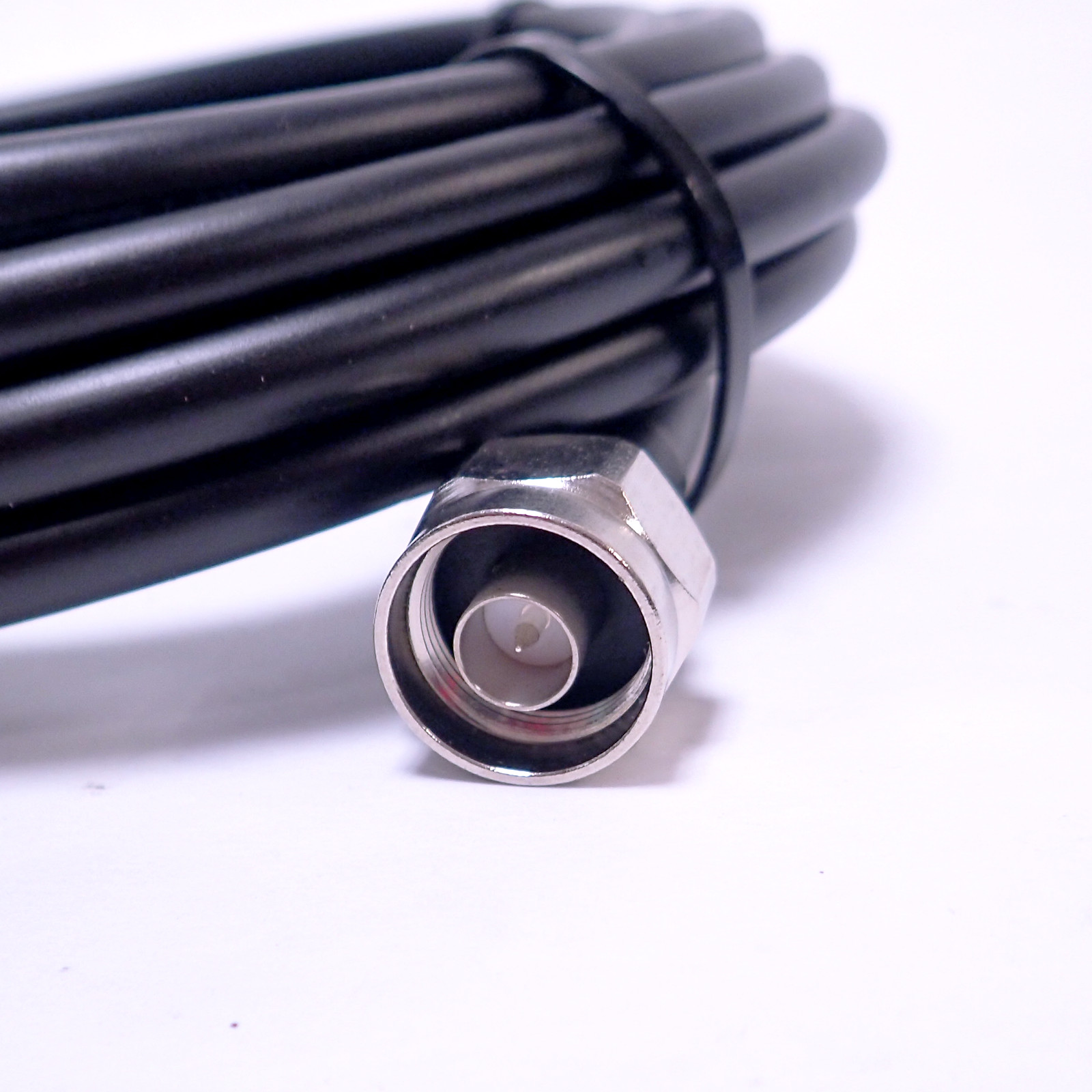 UNIDEN U5D UNI-118 NM-NM BLACK COAXIAL LOW LOSS CABLE 5M/15FT 50Ohm COAX, NEW