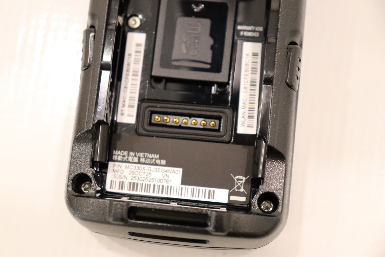 Zebra MC330X-GJ3EG4NA01 MC33AX Android 11 Barcode Scanner