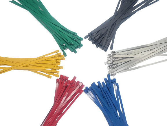 T316 Stainless Steel Exhaust Wrap Multi-Purpose Locking Cable Metal Zip Ties