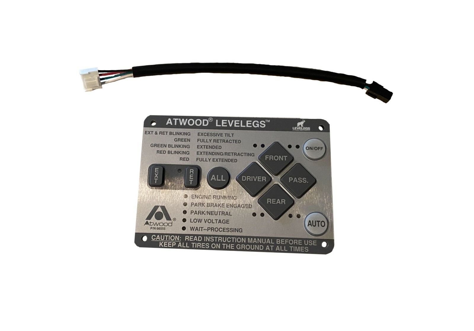 Atwood Levelegs Replacement Keypad 66273 66342 66555 w/Conv Cable 1Year Warranty