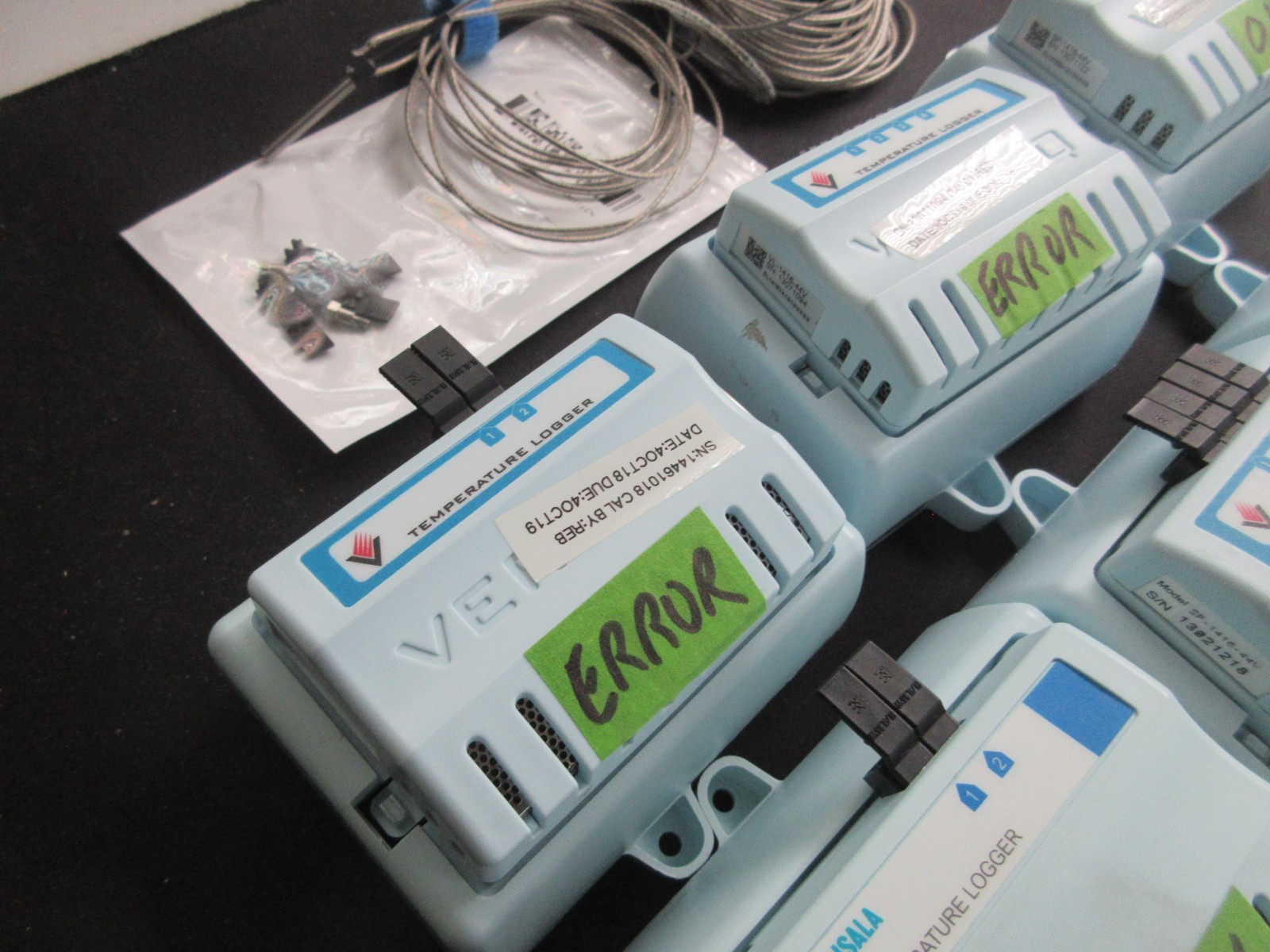 Vaisala SP-1416-44V Temperature Logger x6 Lot CDL-VNET-LP SP x2 parts used rtd