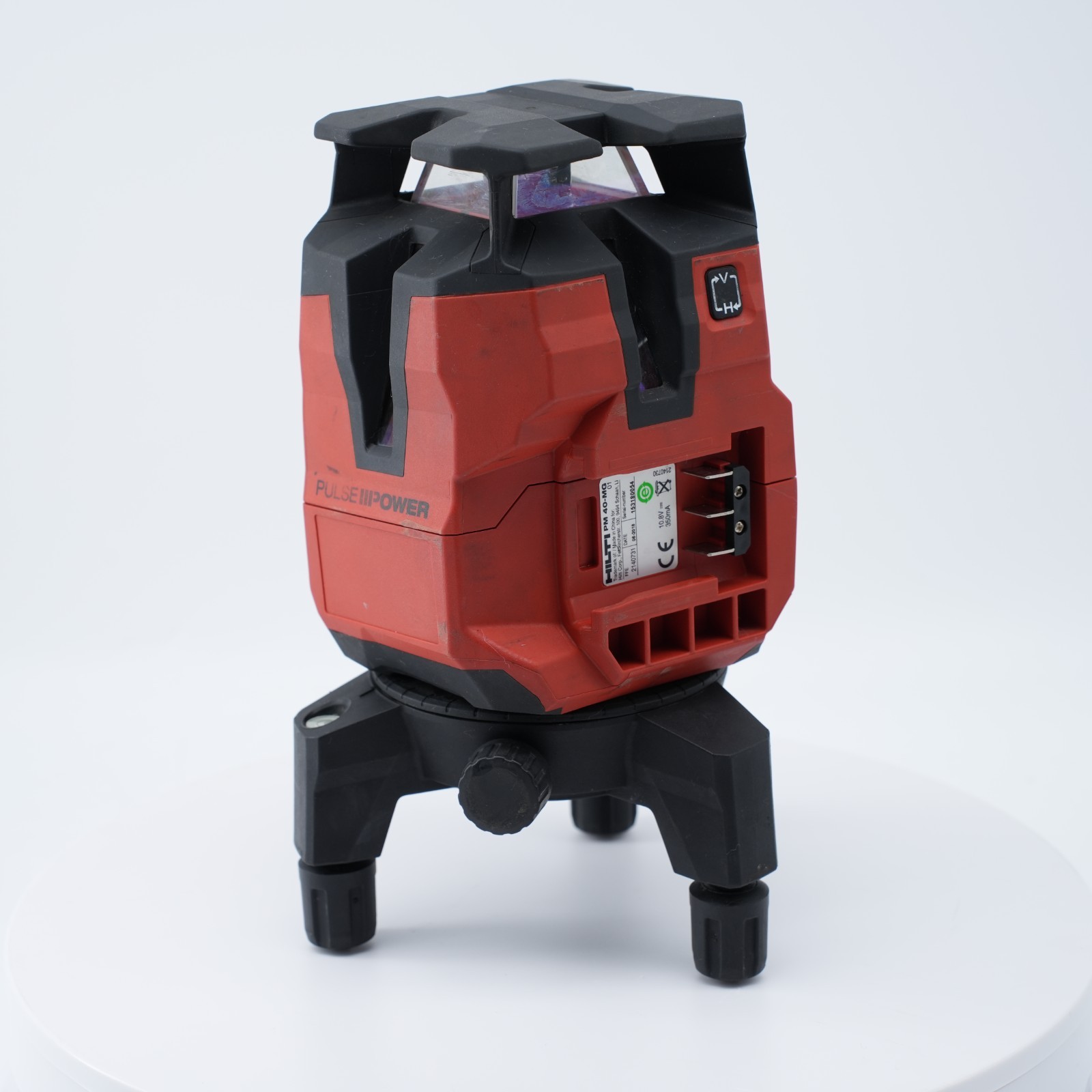 Hilti PM 40-MG Green Laser Level w/ PMA 31G Case Battery Manual Tested Used