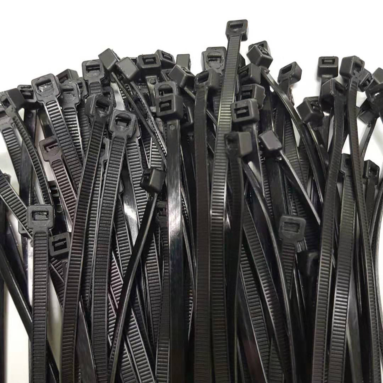 NEW 100 – 1000pcs 4″ to 24″ USA INDUSTRIAL BLACK WIRE CABLE ZIP NYLON TIE WRAPS