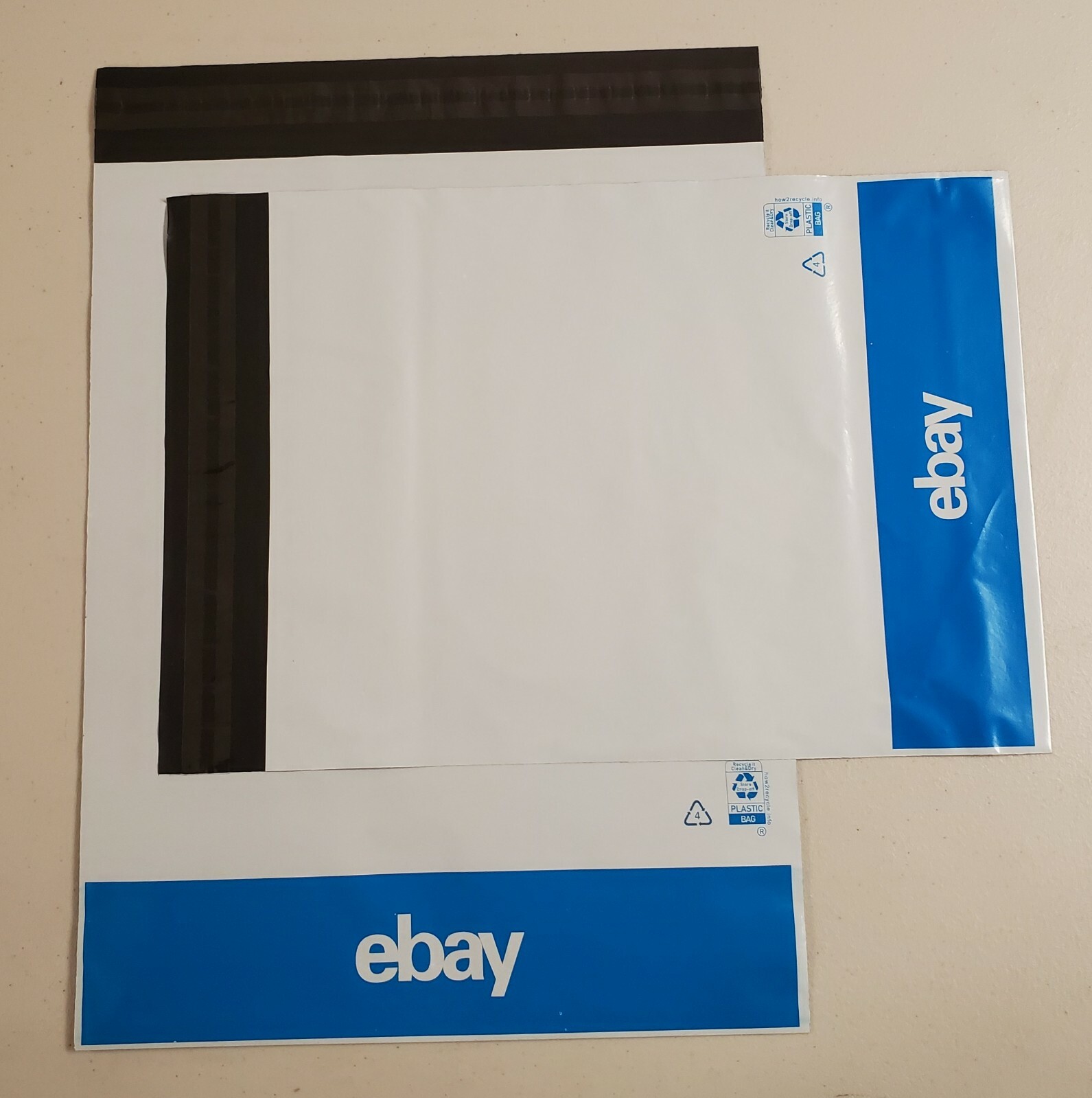 eBay Blue Lot of 10 Polymailer 10″x 12.5″ Mailer Envelopes Shipping Supplies..