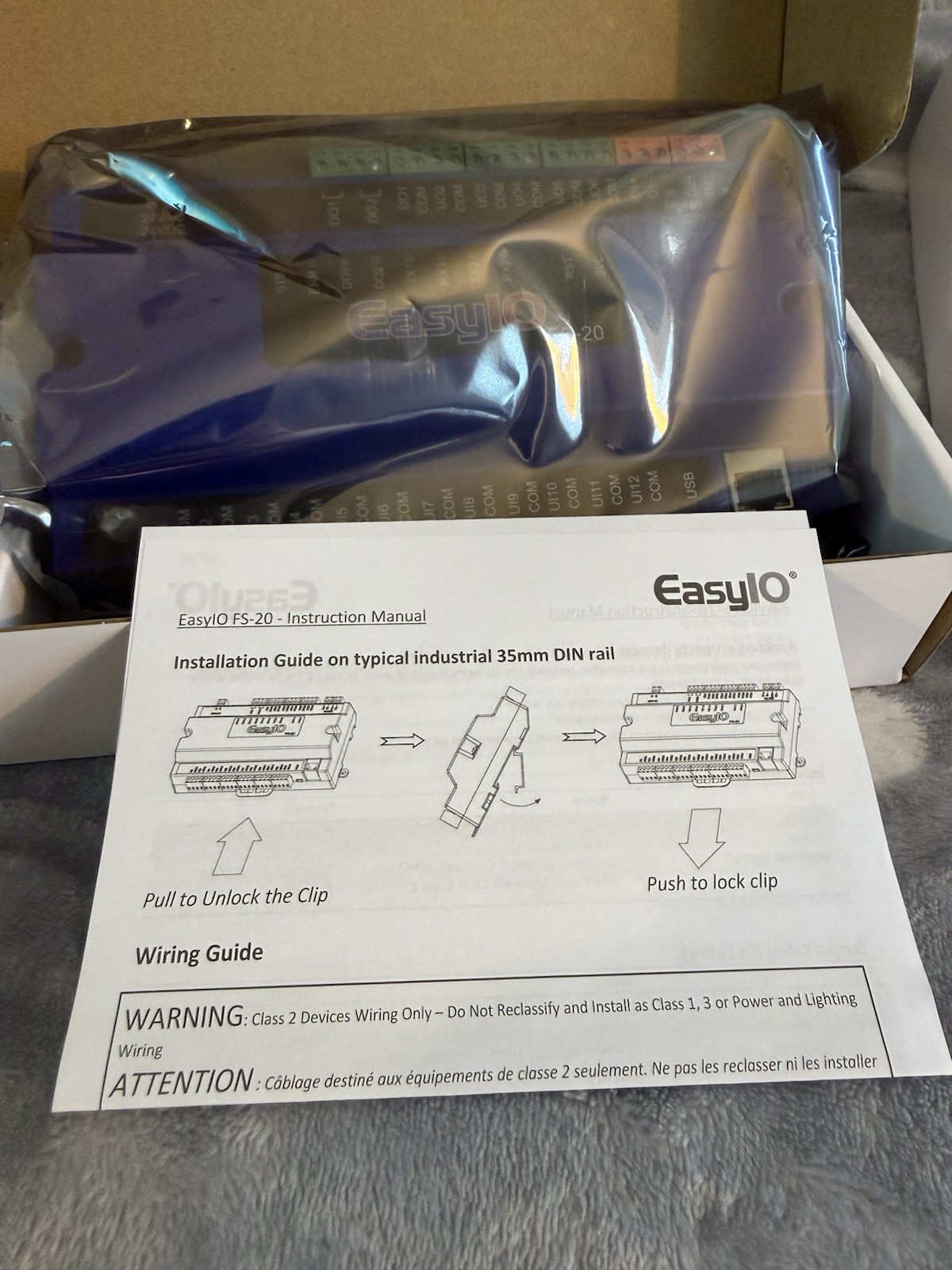 Johnson Controls EasyIO-FS-20 Programmable Controller 12 Inputs 8 Outputs sealed