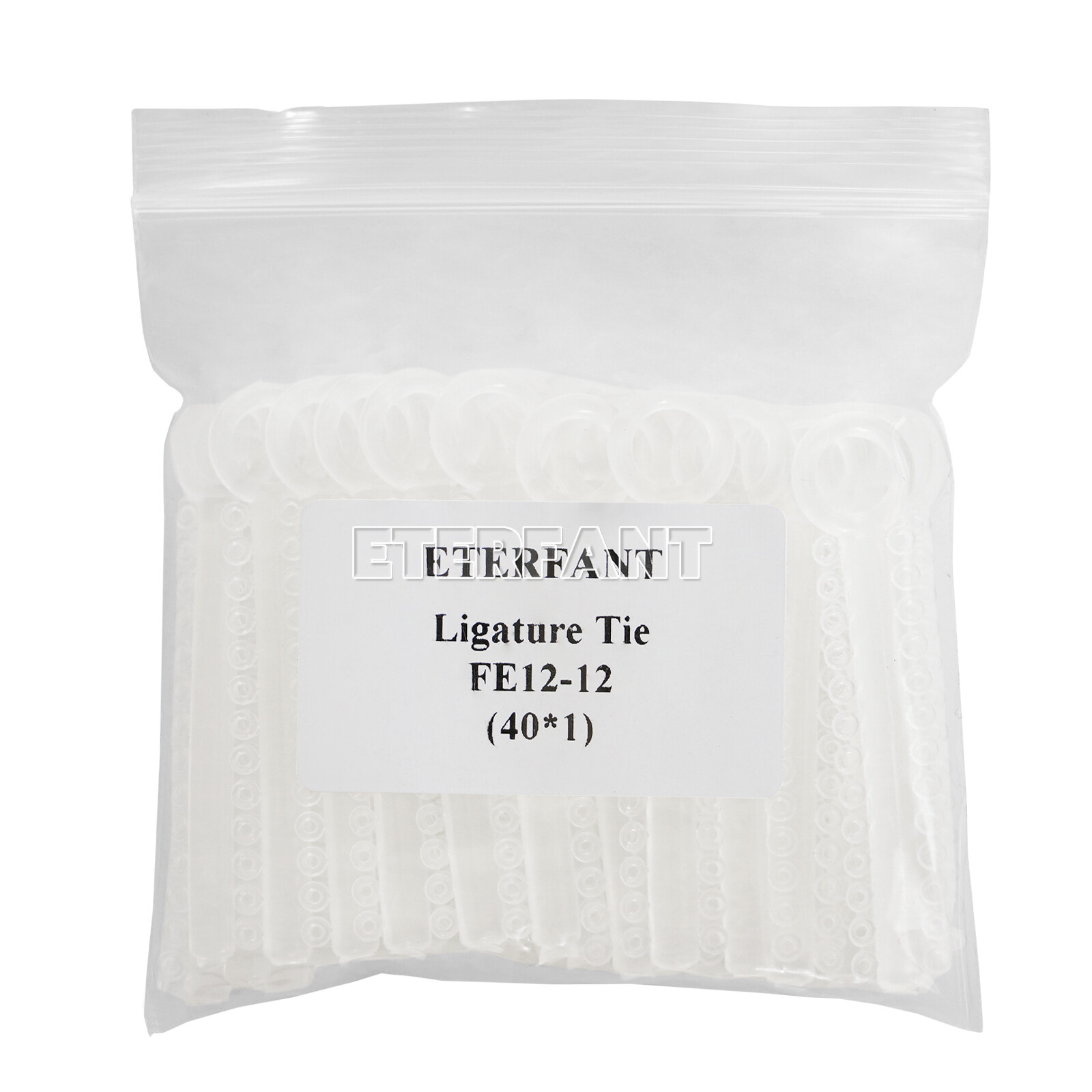1040PCs ETERFANT Dental Orthodontic Ligature Ties Elastic Rubber Bands Brackets