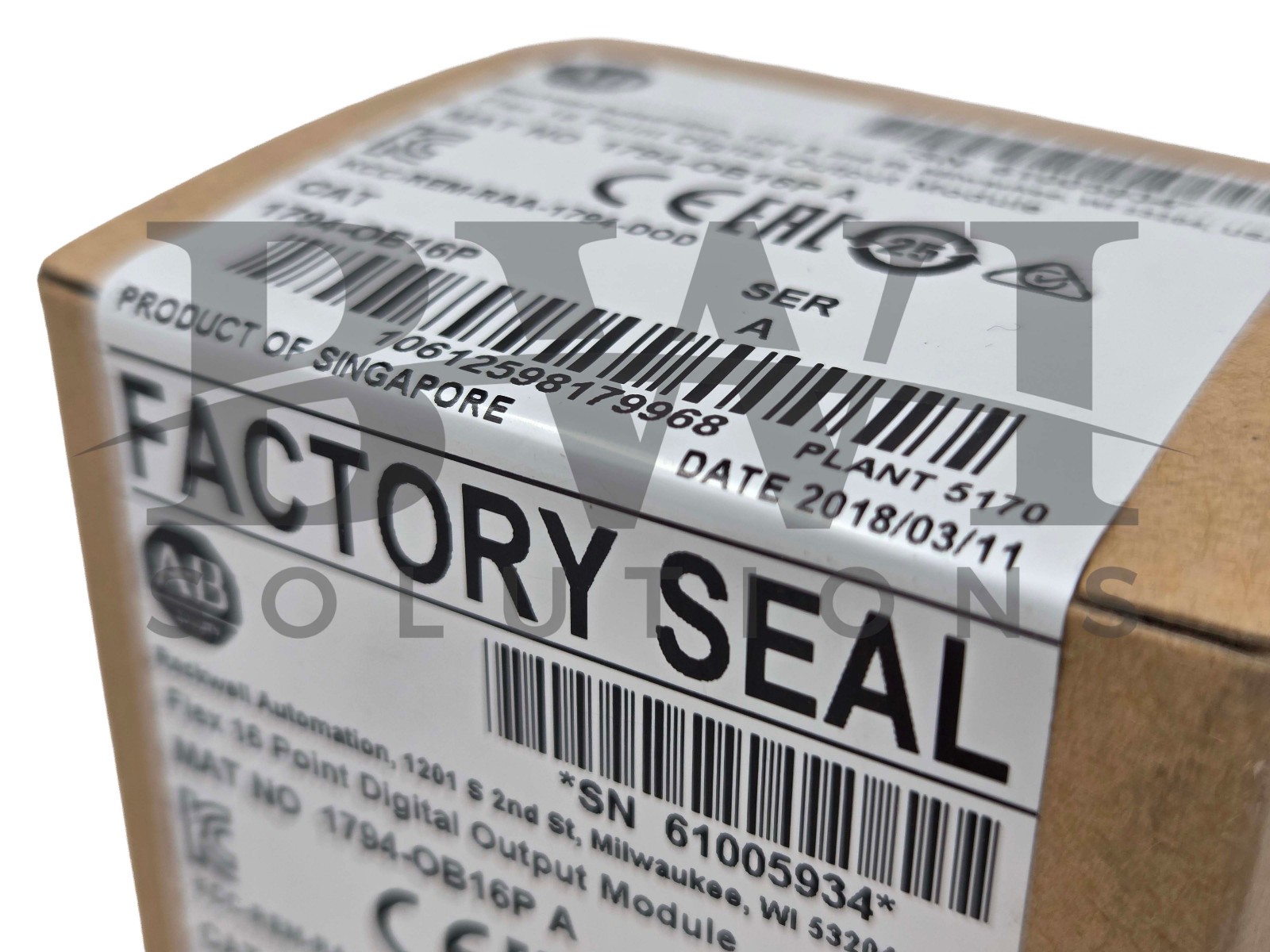 SEALED Allen Bradley 1794-OB16P /A Flex I/O 16PT Digital Output Module 1794OB16P