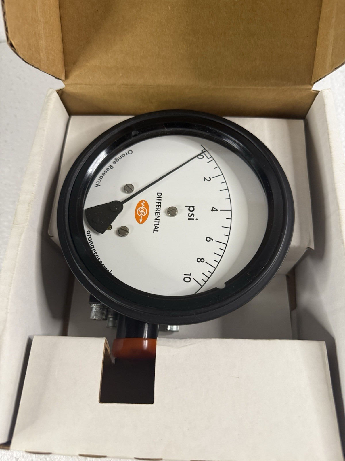 Orange Research Differential Pressure Gauge Part No. 1516-S1044/1500 PSI