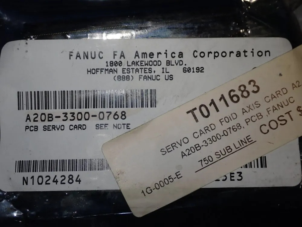 FANUC A20B-3300-0768 SERVO CARD 12250270081