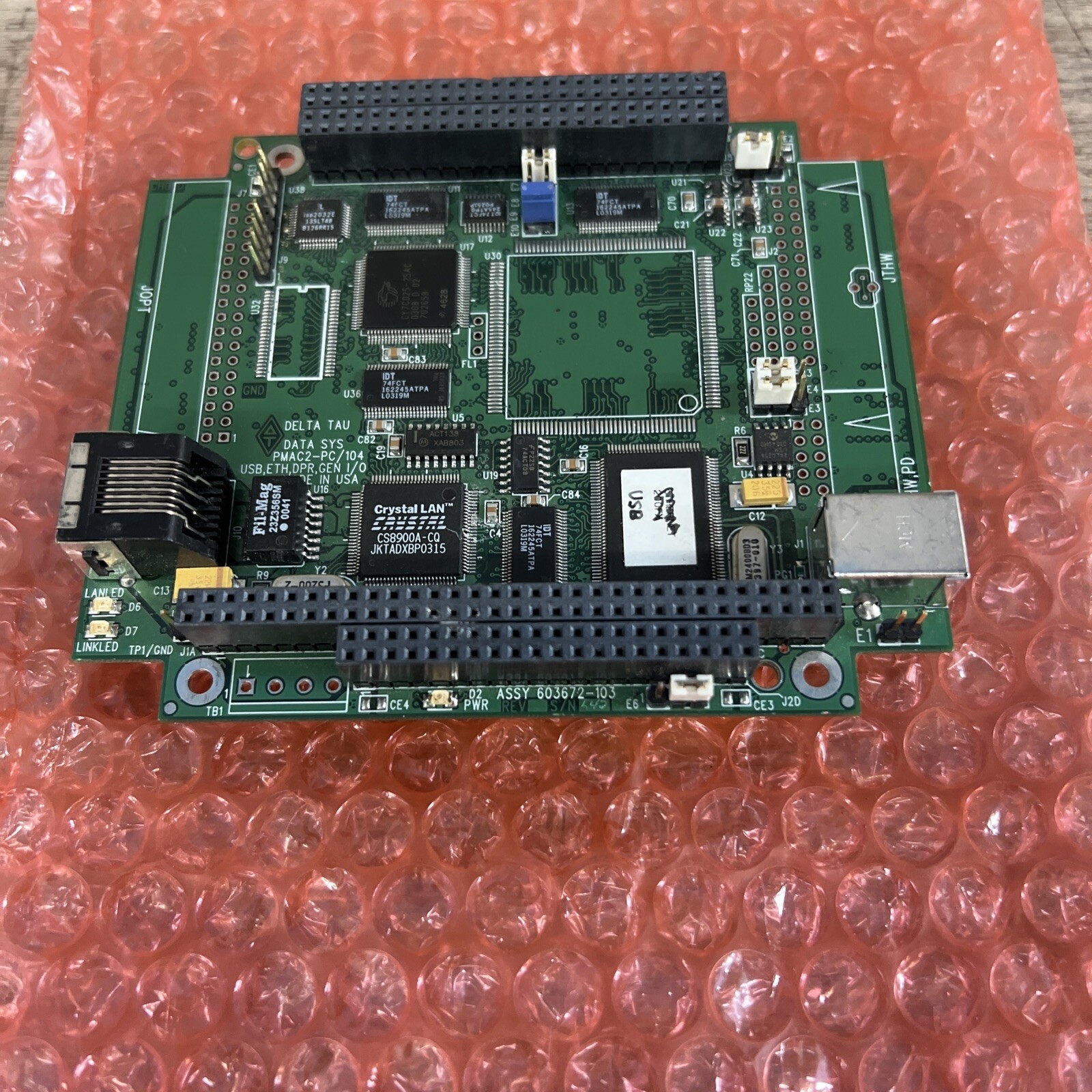 Delta Tau PMAC2-PC/104 USB ETH DPR GEN I/O 603672-103 Axis NO RETURNS ACCEPTED