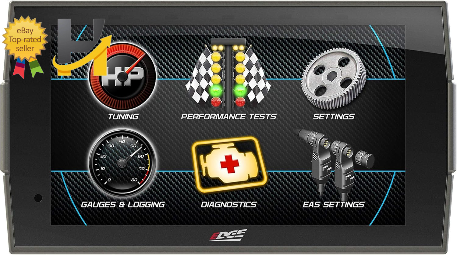 Edge Insight CTS3 Digital Gauge, Compatible with 1996 & Up OBD-II Vehicles. 8413