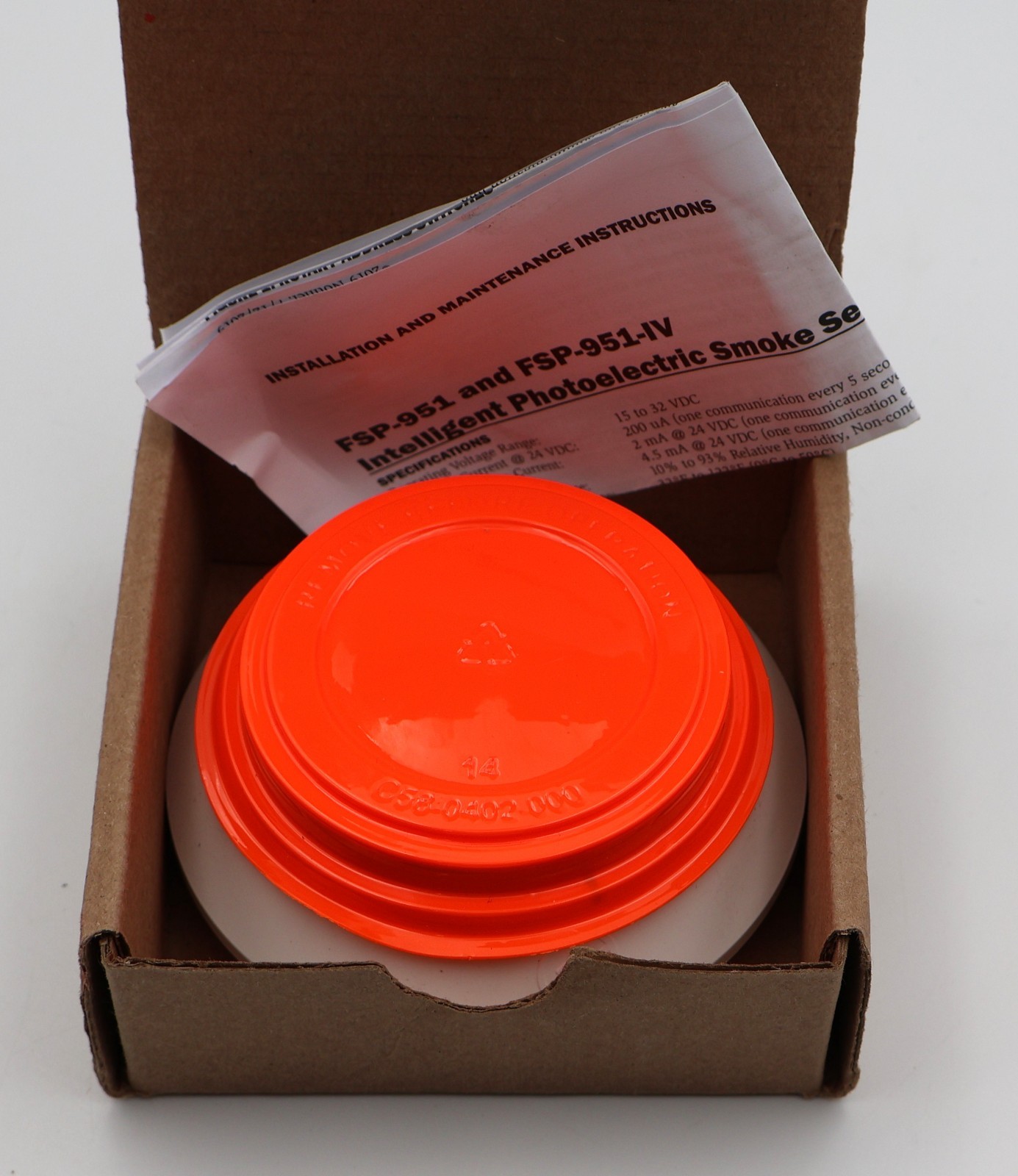 Honeywell NOTIFIER FSP-951 White Intelligent Photoelectric Sensor Smoke Detector