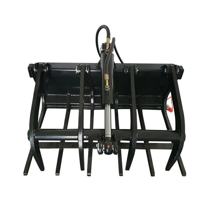 M-HGB 39″ Grapple Attachment for Mini Skid Steer Loader Hydraulic Wood Grabber