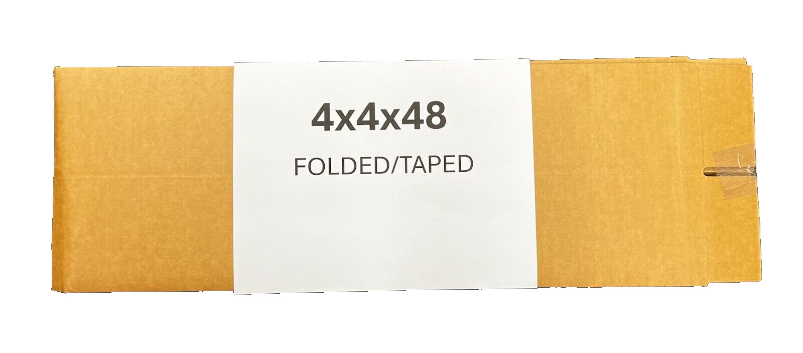 4″ x 4″ x 48″ CARDBOARD BOX – 200 lb – 5 BOX BUNDLE – TALL