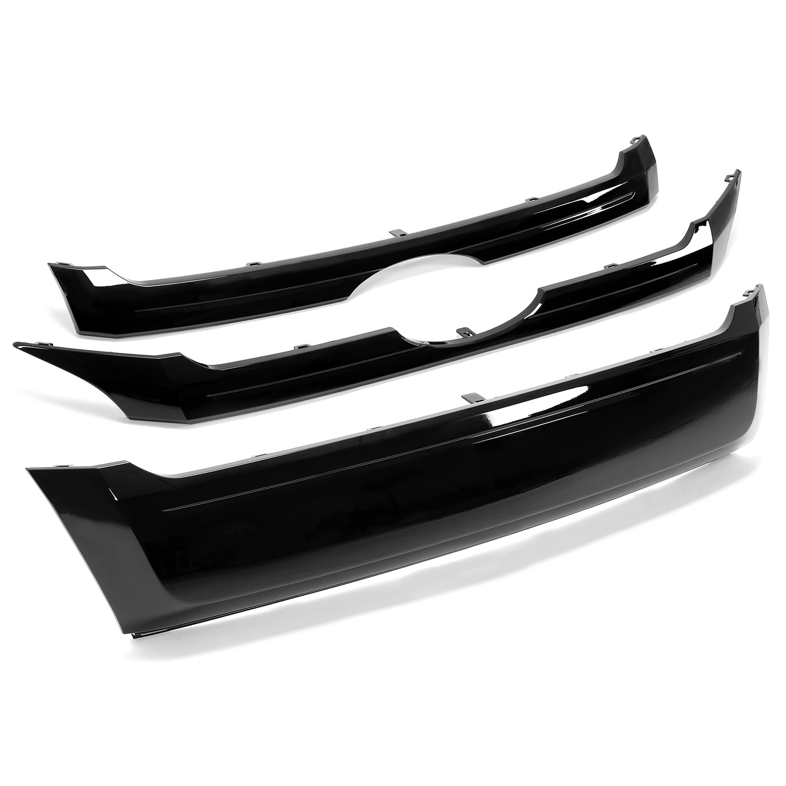 Kojem Front Black Grille Trim Cover Compatible with 2011-2014 Ford Edge Repla…