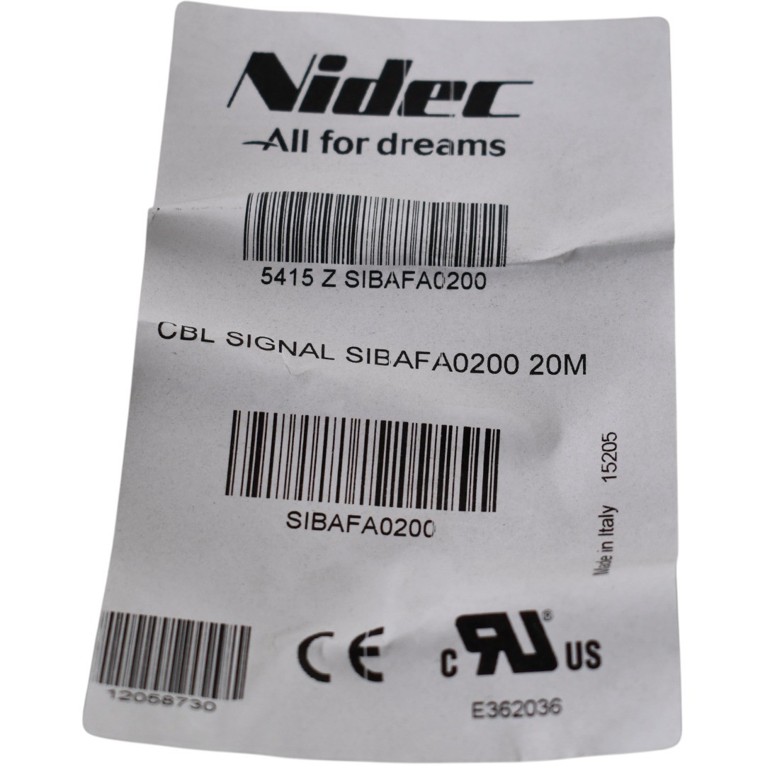NEW Nidec Control Techniques SIBAFA0200 20M Signal Encoder Feedback Cable