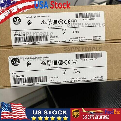 New Factory Sealed Allen-Bradley 1756-IF8 ControlLogix Point A/I Module AB US