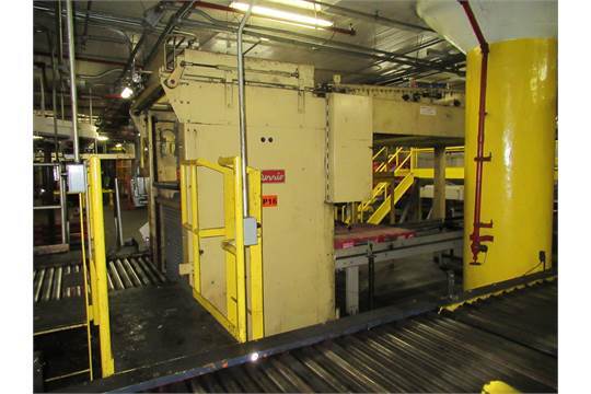 CURRIE HIGH LEVEL CASE PALLETIZER, MULTI PATTERN LOADING