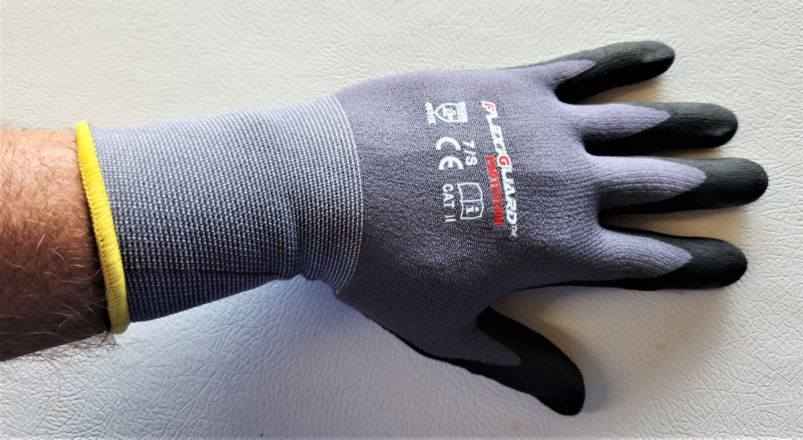 12-Pair Flexi-Guard Glove Ultra-Lightweight breathable Dotted Palms Glove