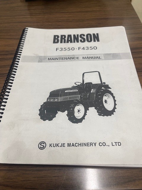 Branson F3550-F4350 Maintenance Manual