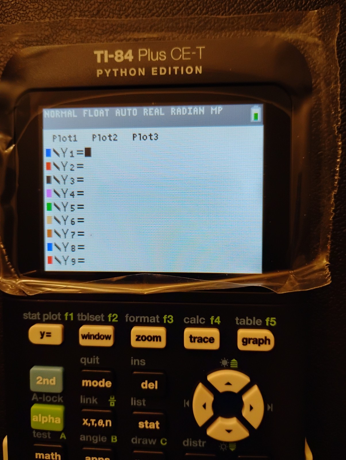 Texas Instruments TI-84 Plus CE-T Python Edition, White slipcover, unused tested