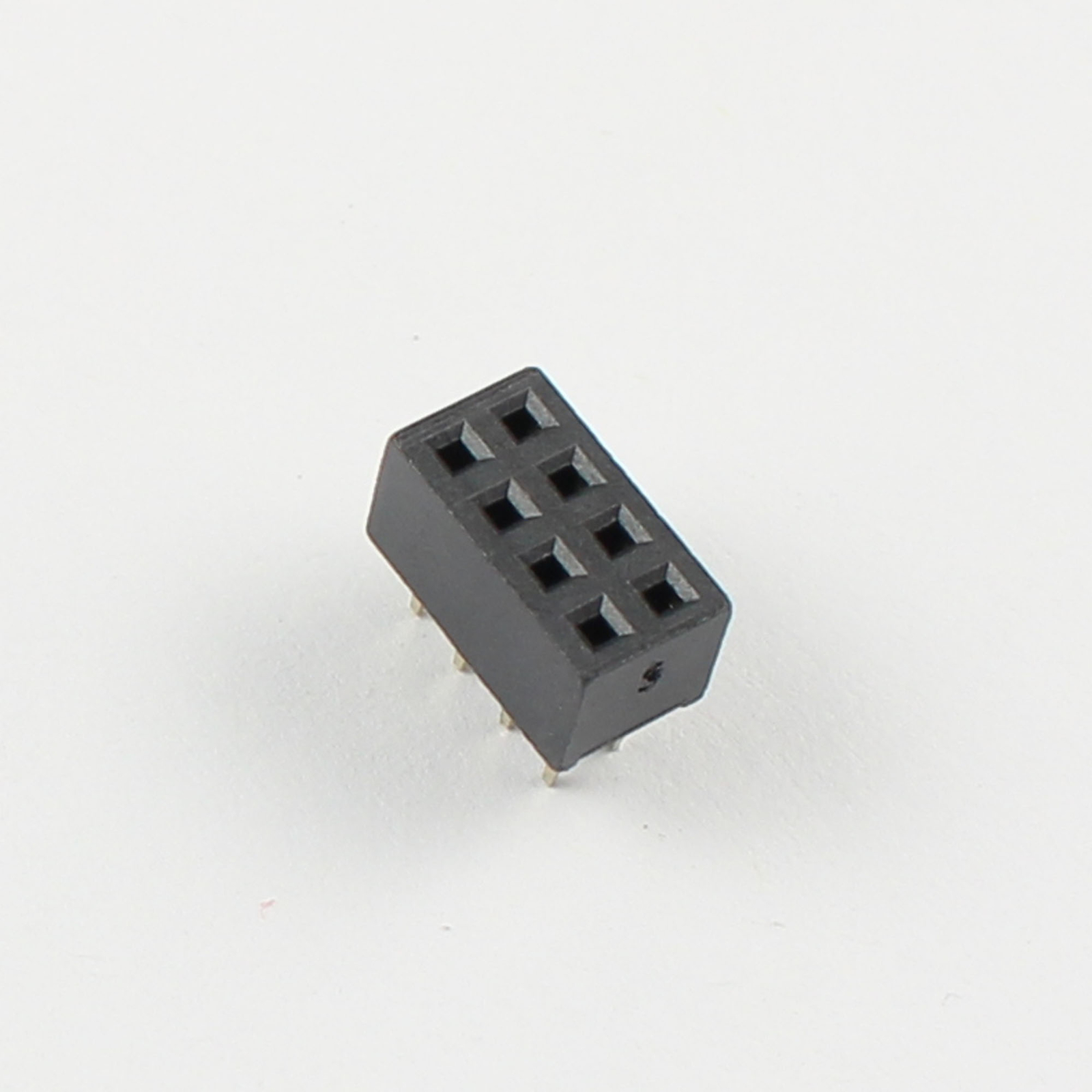 10Pcs 2mm Pitch 2×4 Pin 8 Pin Female Double Row Straight Pin Header Strip