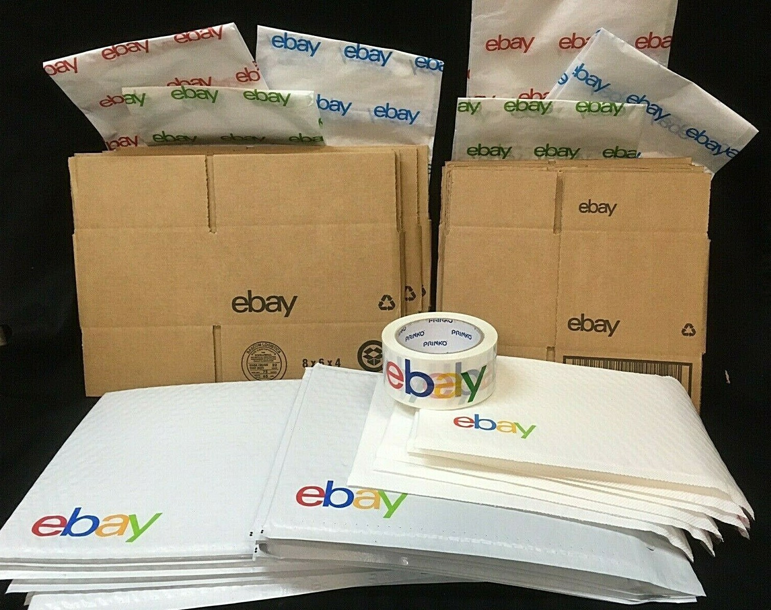 Ebay Shipping Supplies BOXES, Padded Bubble Envelopes Mailers, Tape & Tissue !