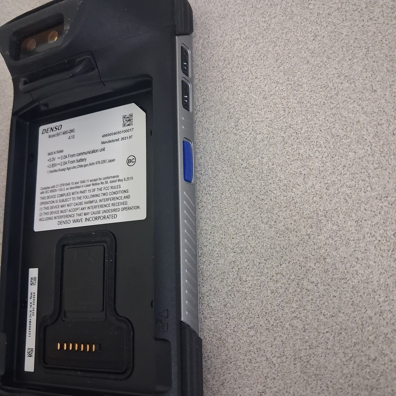 Denso BHT-M80-QWG Handheld Barcode Scanner/Smartphone Like Lot Of 2 *Clean*