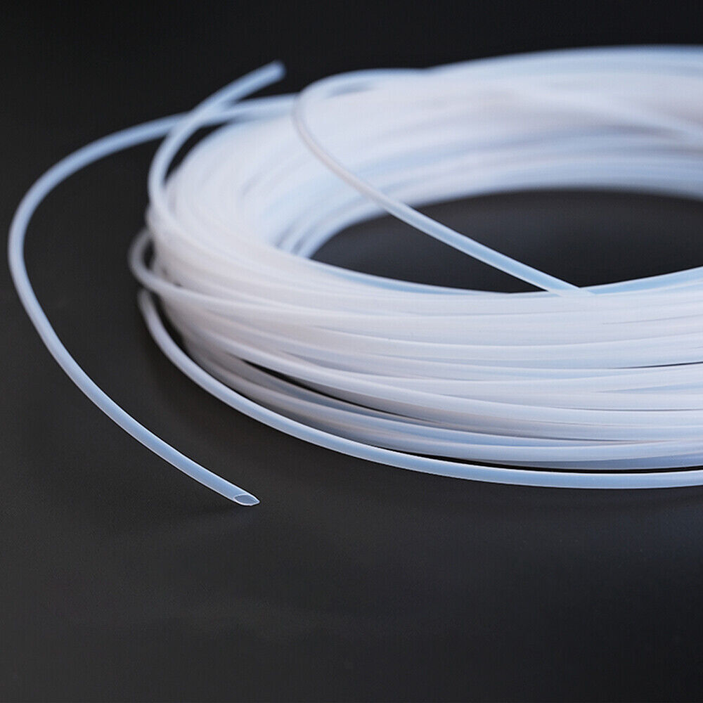 PTFE Tube Tubing Pipe Translucent High Temp Resistance ID 0.3-3.5mm OD 0.6-5mm