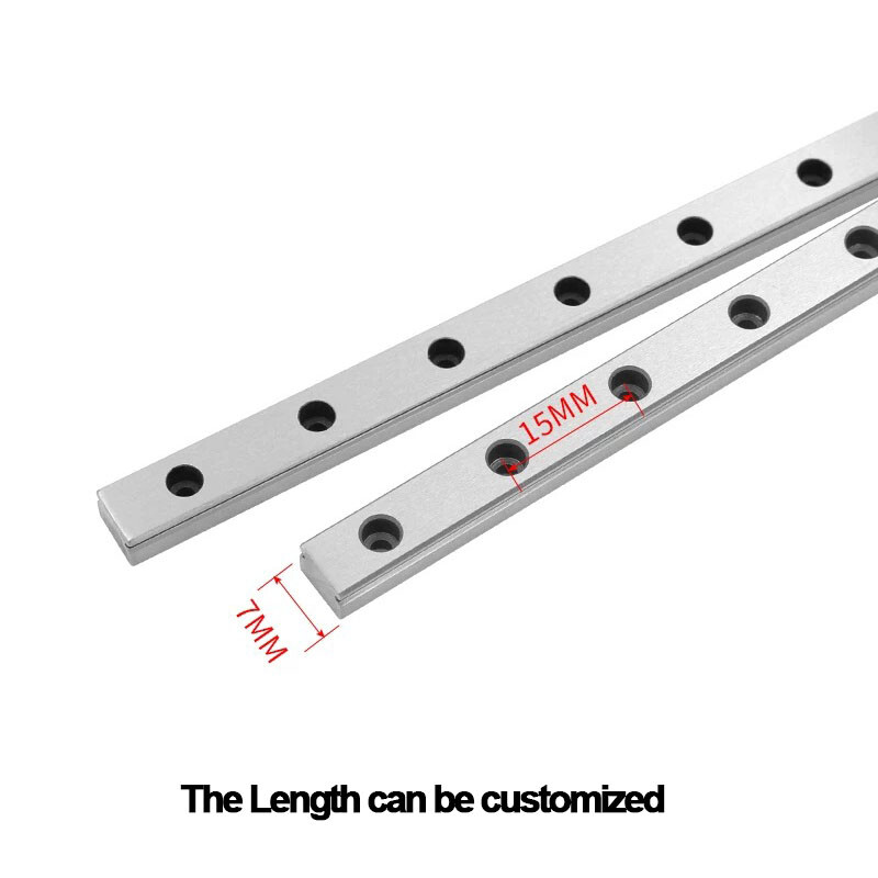 100-1000mm MGN7 MGN9 MGN12 MGN15 Linear Guide Rail Slides for CNC 3D Printer