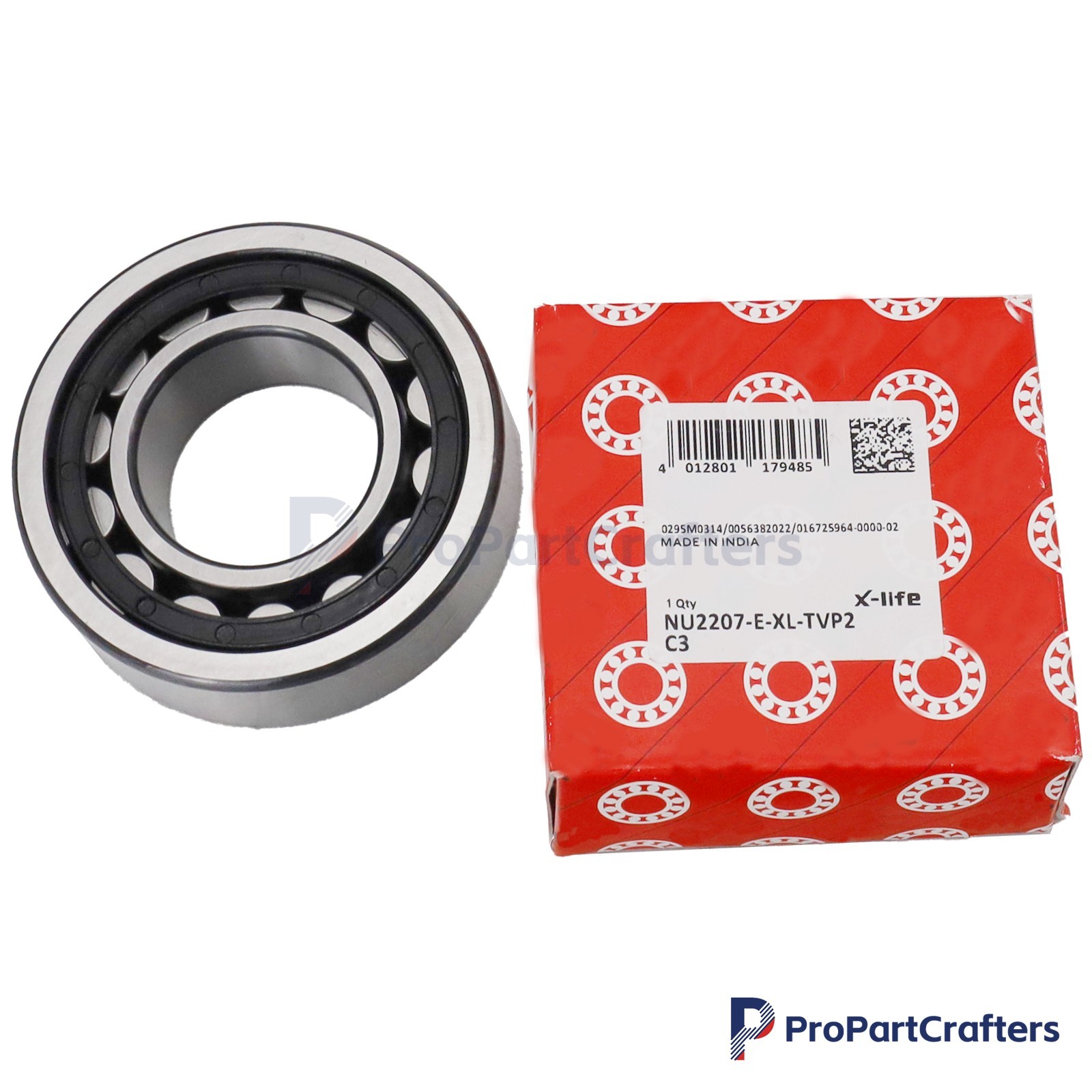 Fits For FAG NU2207 E XL TVP2 C3 Cylindrical Roller Bearing 35x72x23mm