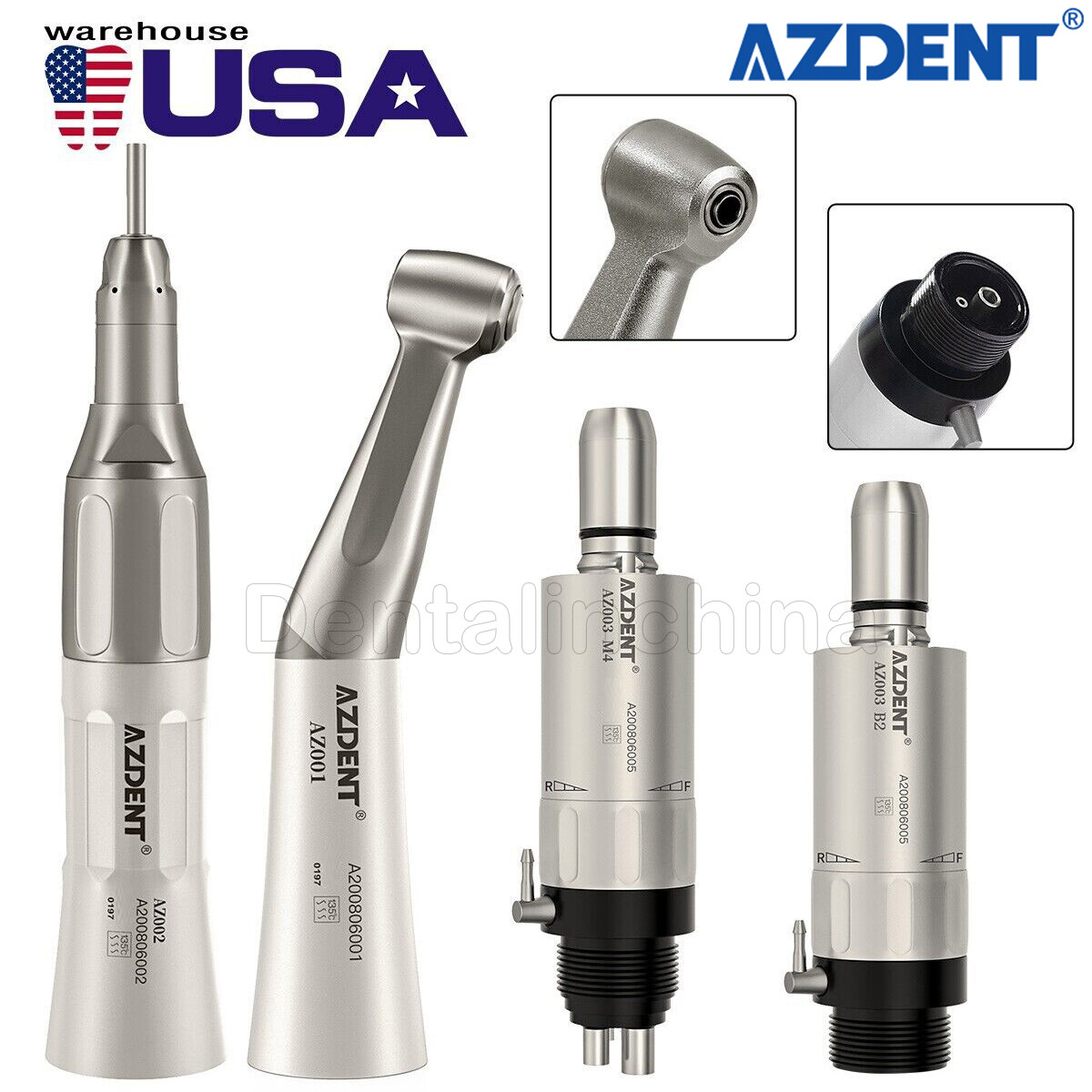 Joydental Dental Low Speed Handpiece KIts Straight/Air Motor/Contra Angle