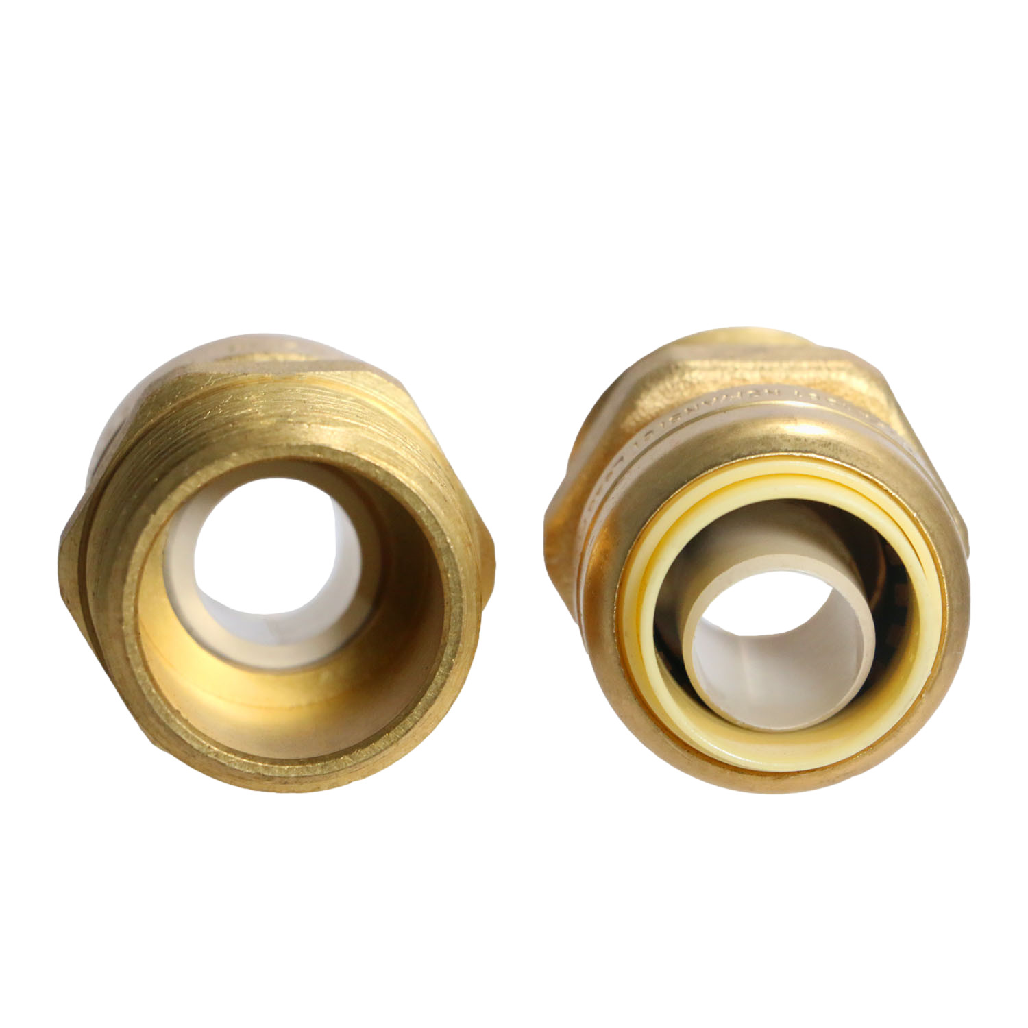 1 Pc XFITTING 3/4″ Push Fit x 1″ Male NPT Threaded Adapter, Lead Free Brass