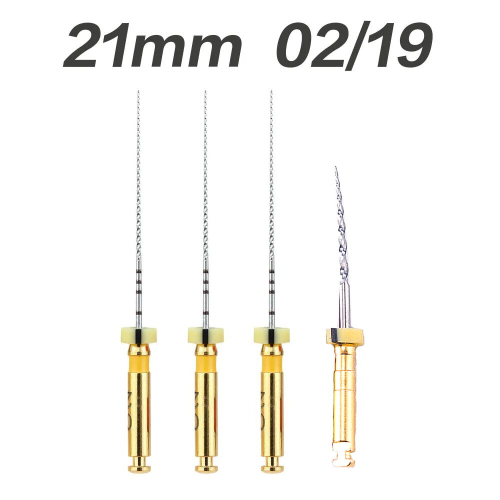 4Pc Endodontic Glide Path Files Dental Endo NITI Rotary File 25/21mm #13 02Taper