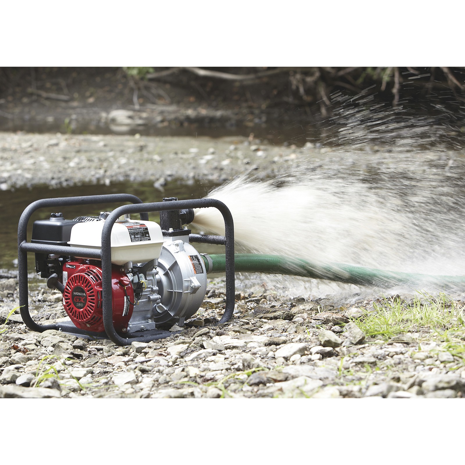 NorthStar High-Pressure Water Pump, 8120 GPH, 94 PSI, 2in. Ports, 163cc Honda