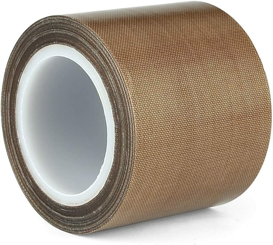 2″ x 33ft Teflon Tape PTFE 180um Thicker 70-260°C Adhesive High-Temp Fiberglass