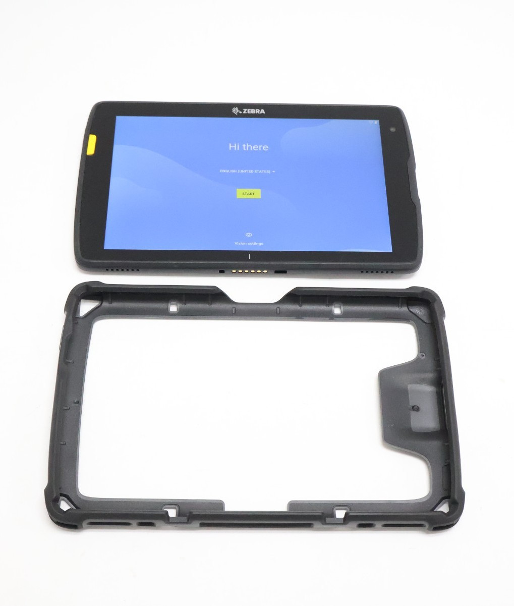 Zebra ET40 ET40AA-001C1B0-NA Rugged Android Tablet 8” WiFi 2D Scanner Used