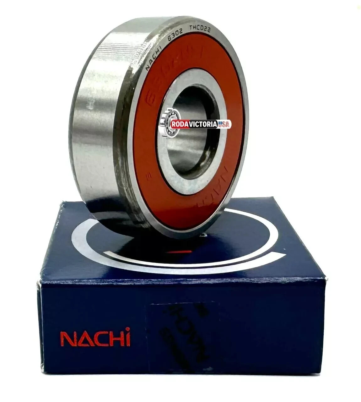NACHI 6302 2NSE9 CM Ball Bearing, Rubber Sealed for HONDA 96150-630 15x42x13 mm