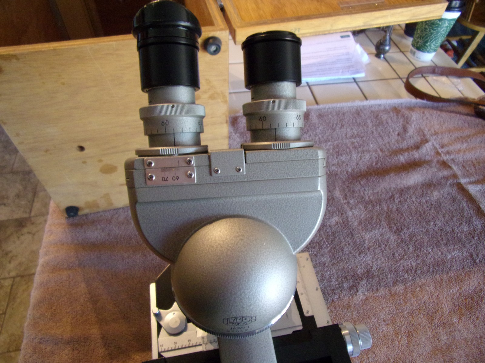 Olympus KHC Microscope With Case Instructions *Tested And Works Perfectly*