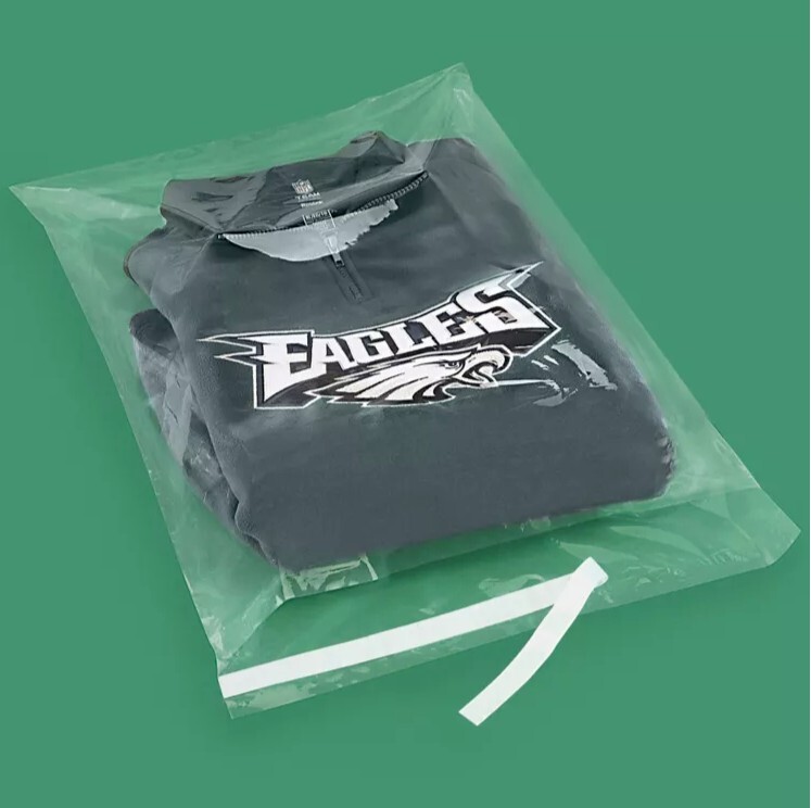 100 Clear 10 x 12 ULINE Resealable Poly Bags – Self-seal adhesive lip – 1.5 Mil