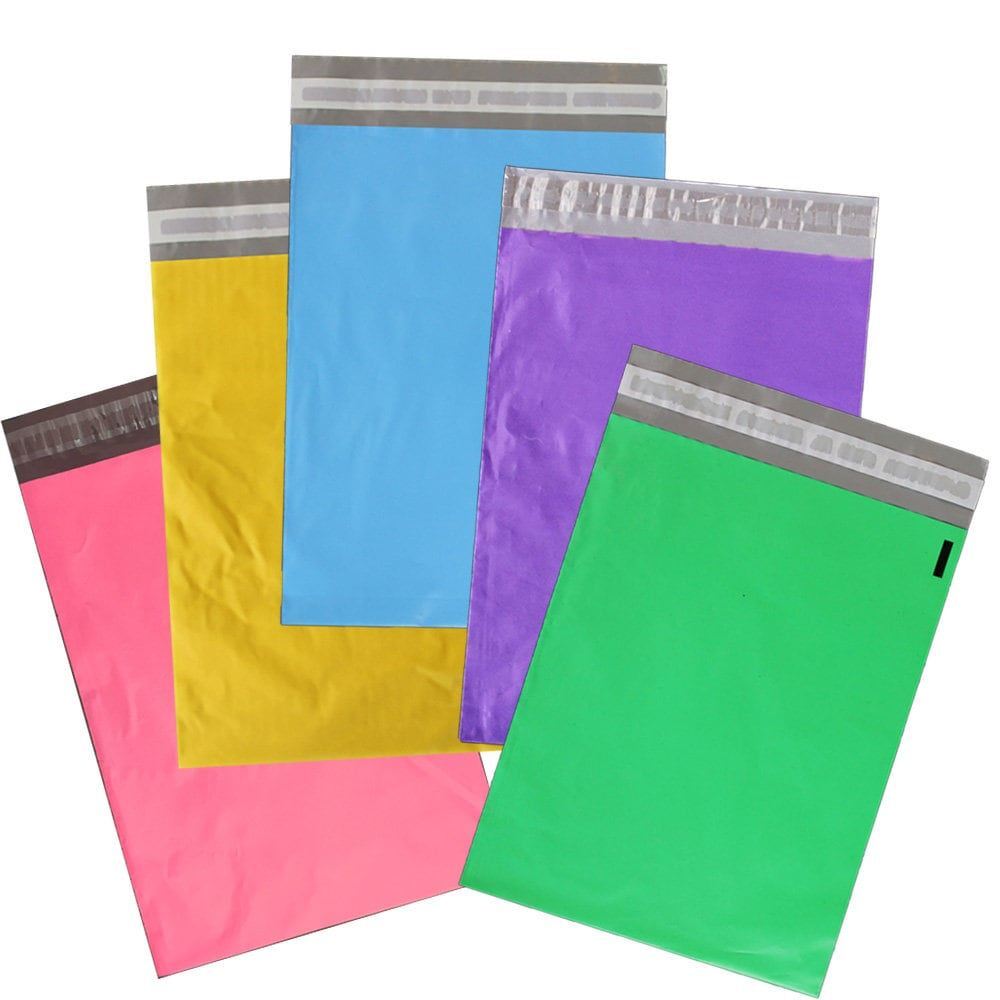 Extra Large 19×24 Hot Pink, Purple, Blue, Green, Yellow Poly Seal Choose Mailers