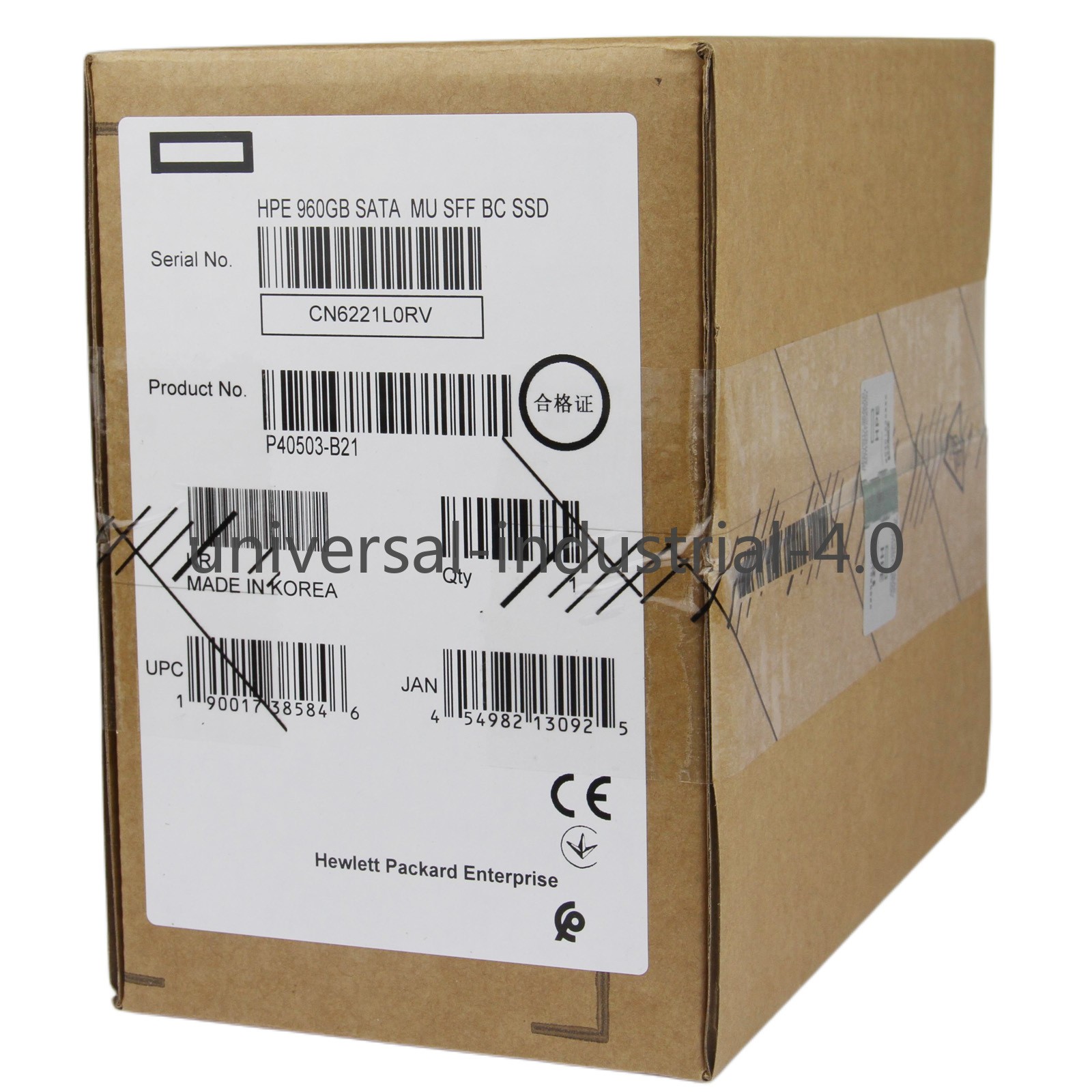 P41528-001 P40503-B21 HPE 960GB SATA 6G 2.5 SSD Gen10 Plus V2 Solid State Drive