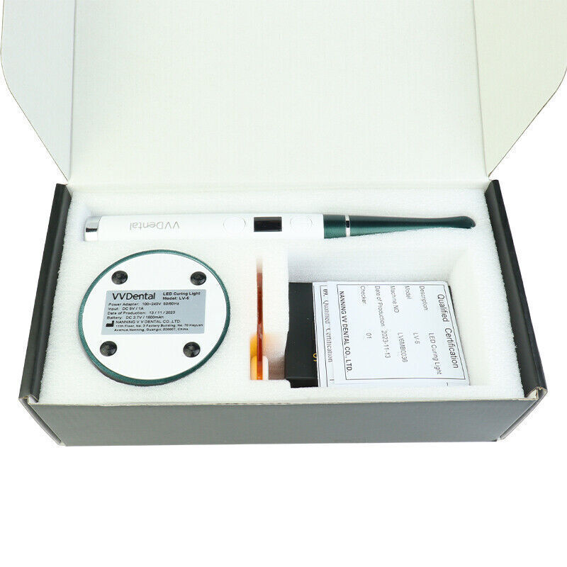 Dental Wireless Cordless LED Curing Light 1 Second Resin Cure Lamp 2 Mode 2500mw