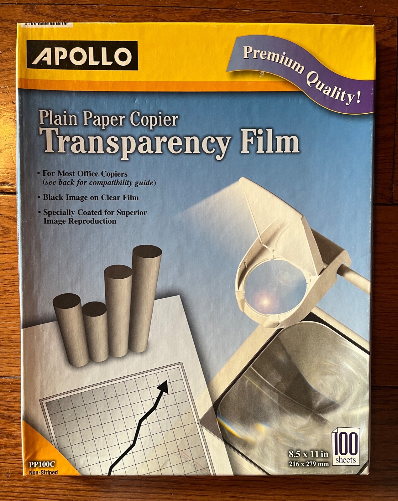 Apollo Transparency Film – Letter – 8.50″ X 11″ – Open Box 36 sheets