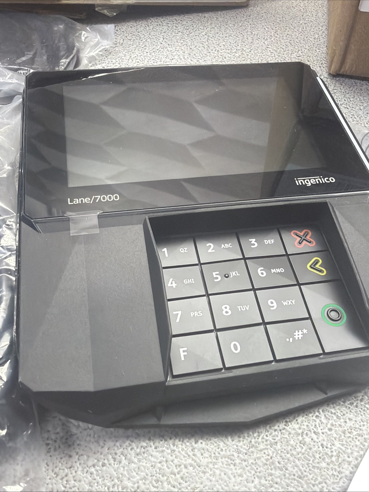 LOT OF 3 Ingenico Lane 7000 Credit Card Terminals