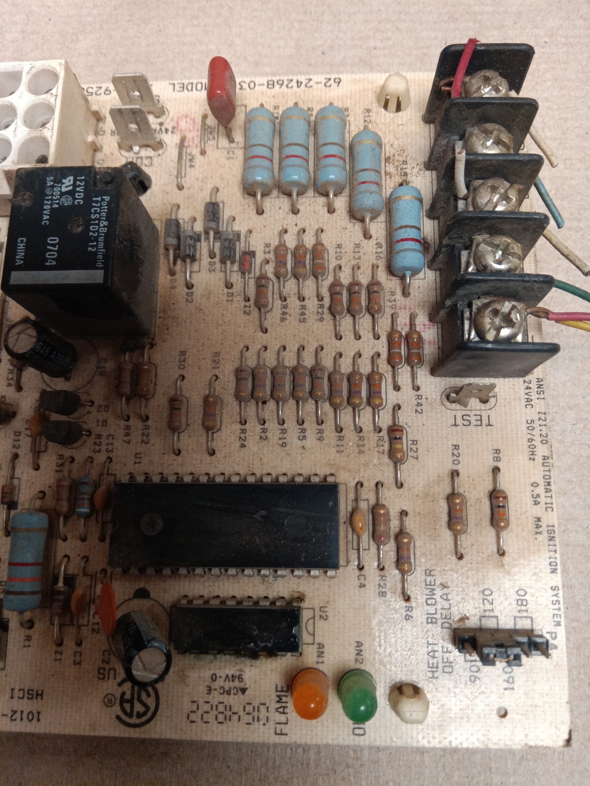 Rheem Ruud 1012-925C Furnace Control Circuit Board 62-24268-03