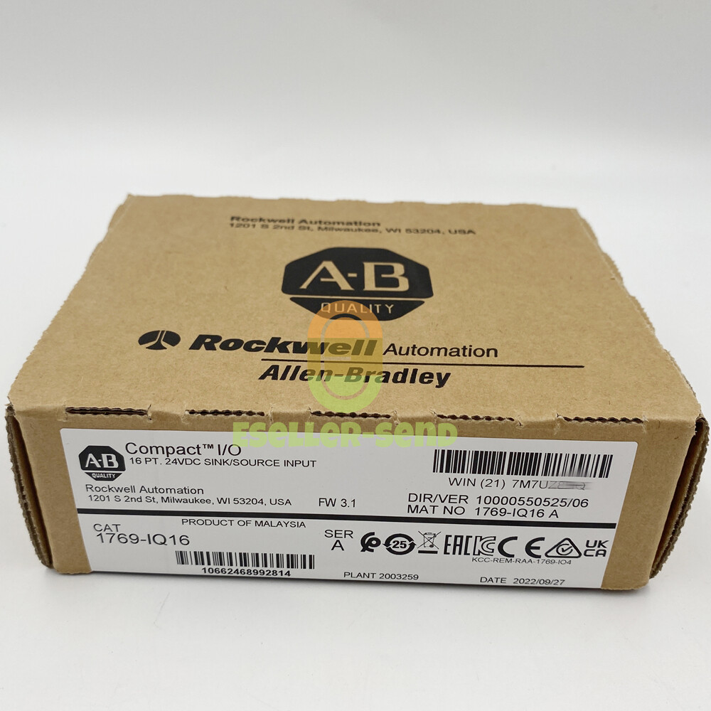 Allen Bradley 1769-IQ16 AB CompactLogix 16 Pt 24VDC D/I INPUT Module New Sealed