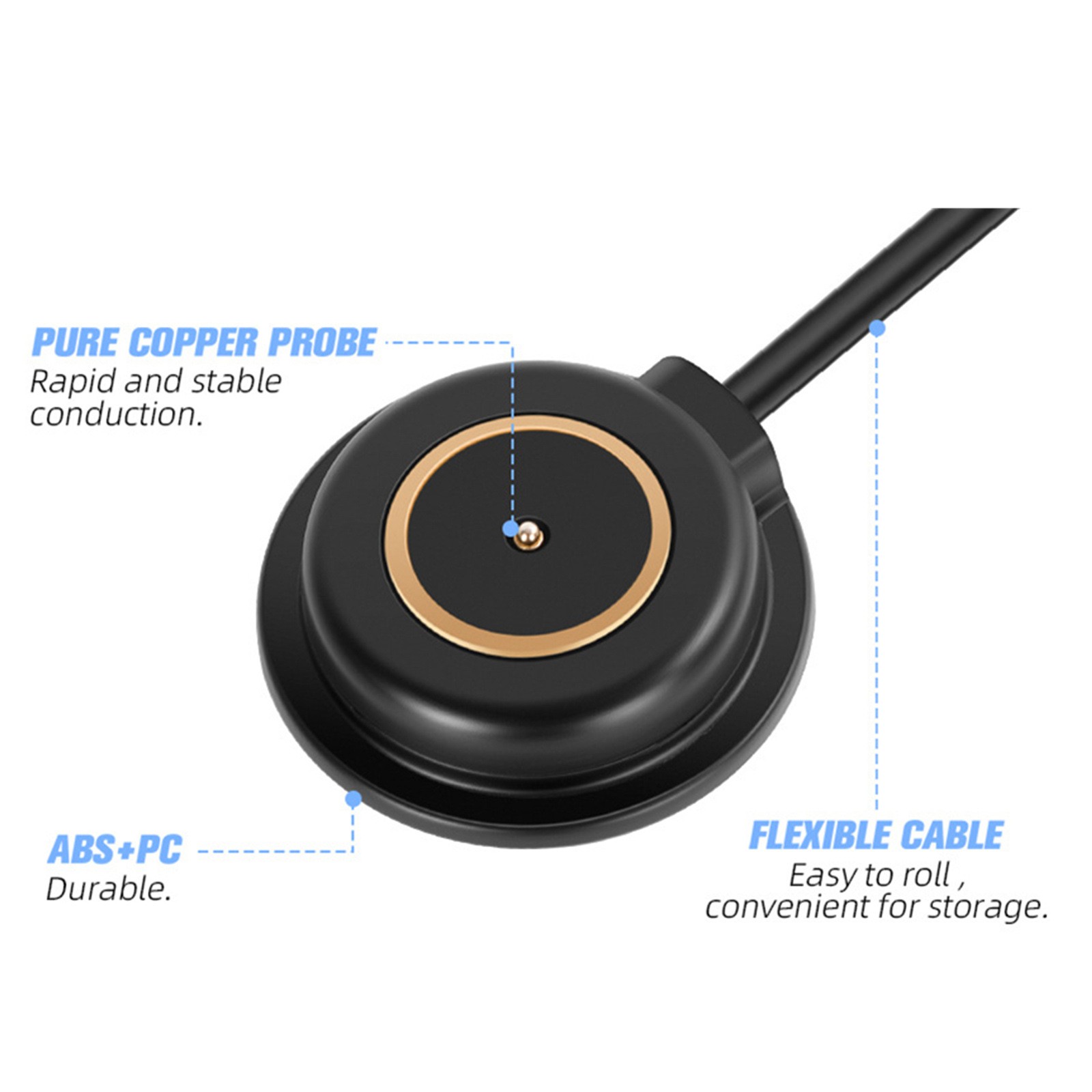 For OLIGHT Flashlight Magnetic Charging Cable Charger USB Power Bank Laptop Car