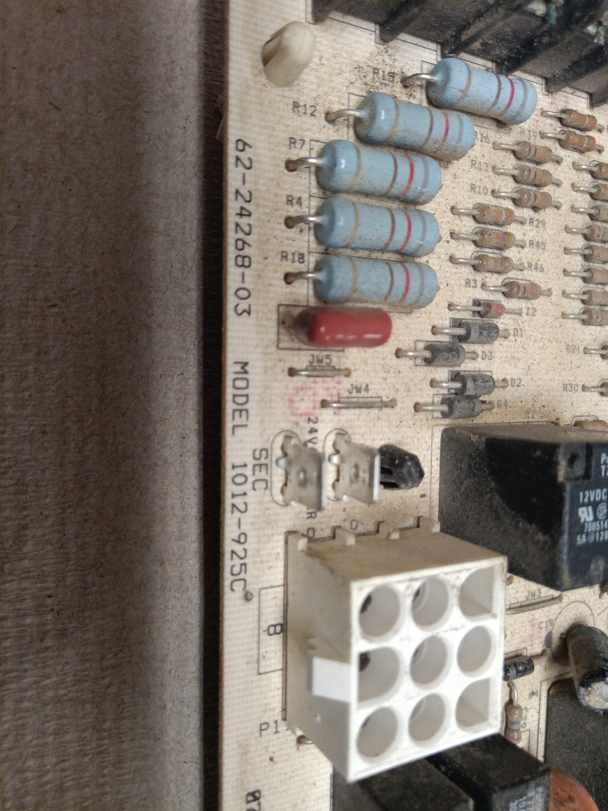 Rheem Ruud 1012-925C Furnace Control Circuit Board 62-24268-03