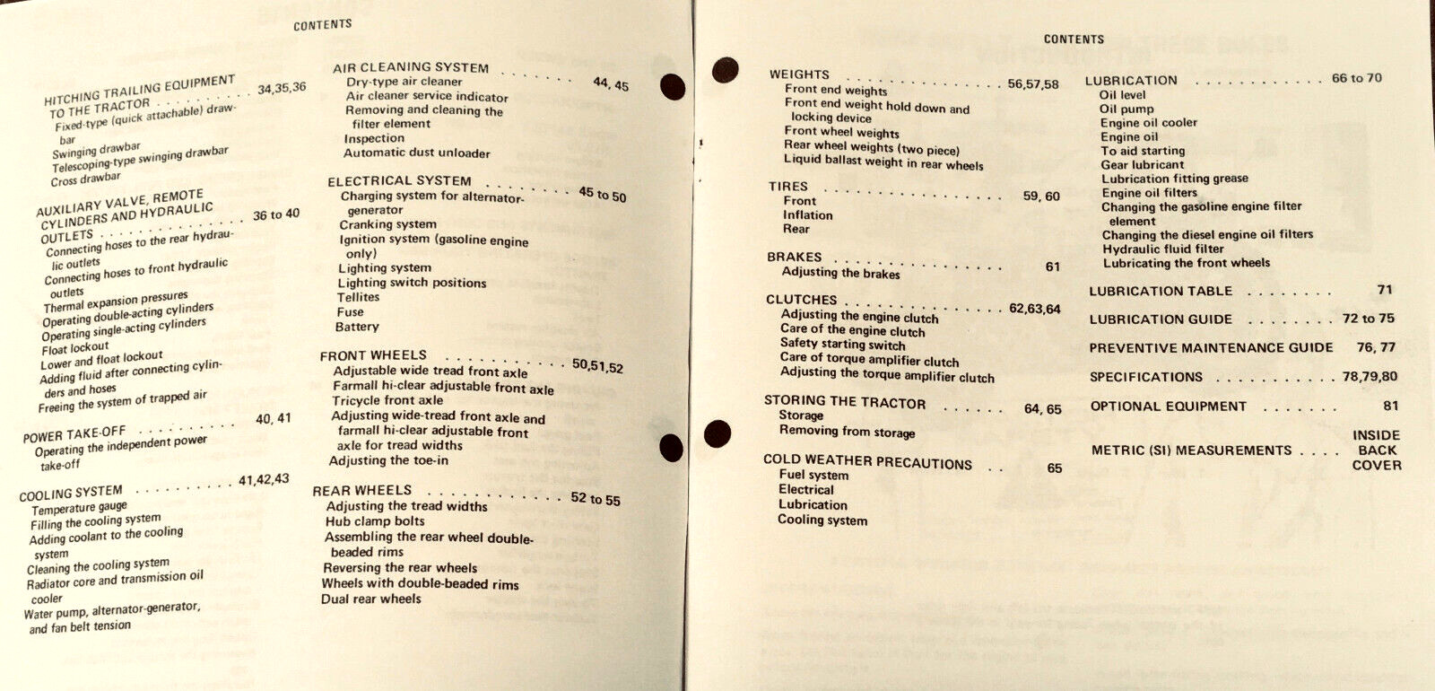 Farmall International 666 Tractor Operators Manual Owners Book Maintenance Book